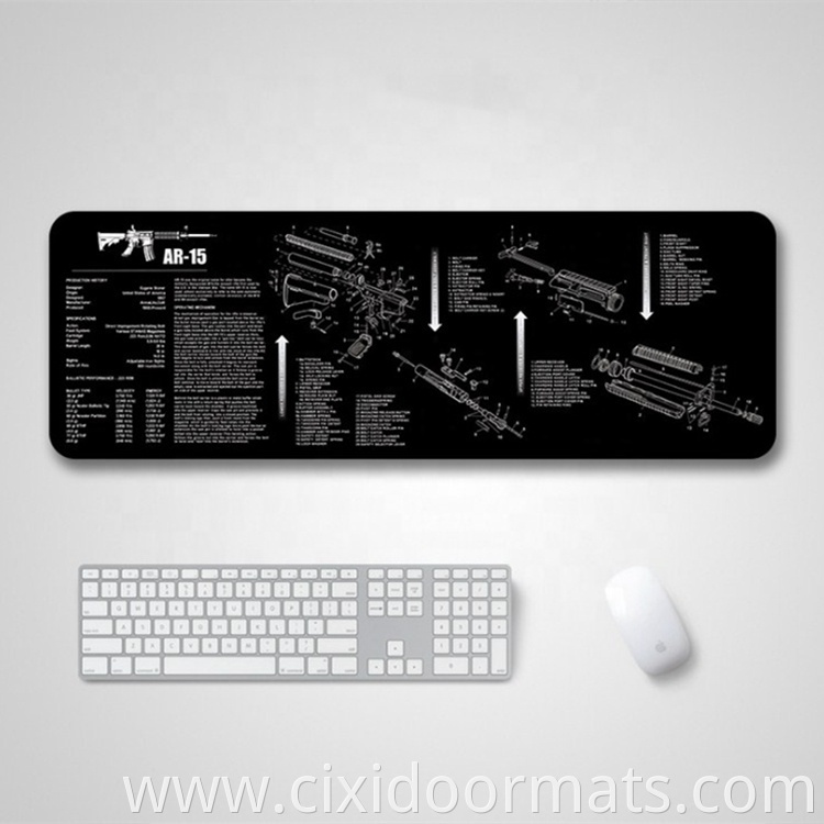 Promotional cheap gaming mouse pad custom rubber printed mouse pad